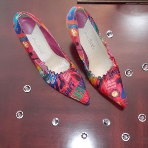 Vintage Graffiti Heels